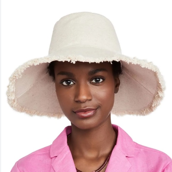 Hat Attack Women's Canvas Packable Hat in solid natural NWT - Picture 1 of 9